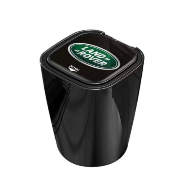 ランドローバー 車用灰皿 タバコ灰皿 LEDライト付き ミニごみ箱 取り外し可 ドリンクホルダー型 喫煙 吸い殻 火消し穴 灰捨て簡単 水洗いOK 蓋付き mcyg qtm