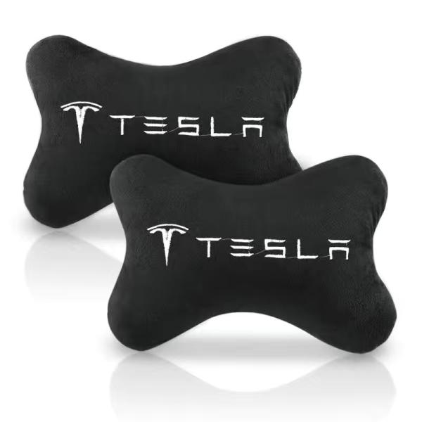 ◆テスラ TESLA◆車用 ネックピローネックパッド クッション ヘッドレスト ネックピロー ドライブ 頸椎を保護する 疲労防止 2個セット aaac qtm