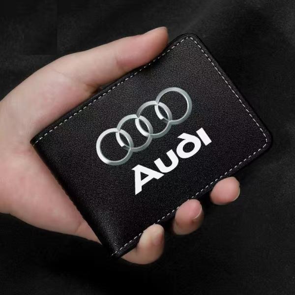 Audi ◇アウディ AUDI◇ブラック◇免許証ケース カードホルダー