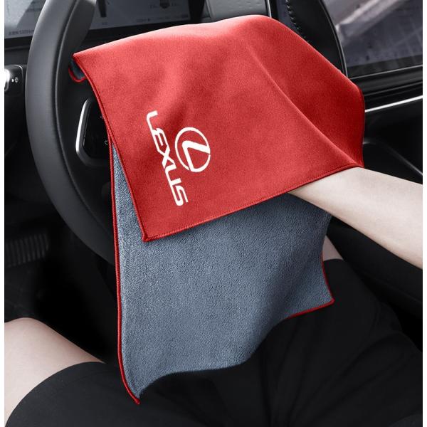 レクサス（LEXUS） ☆レクサス LEXUS☆レッド☆マイクロファイバー