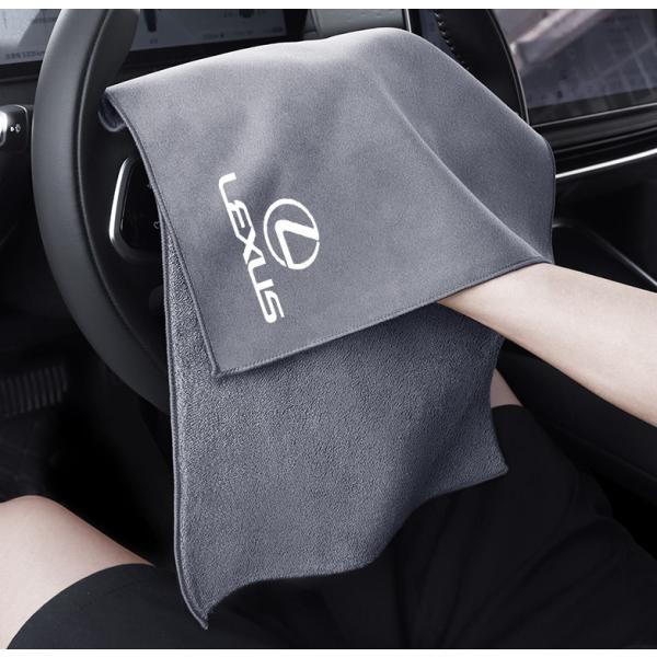 レクサス（LEXUS） ☆レクサス LEXUS☆グレー☆マイクロファイバー
