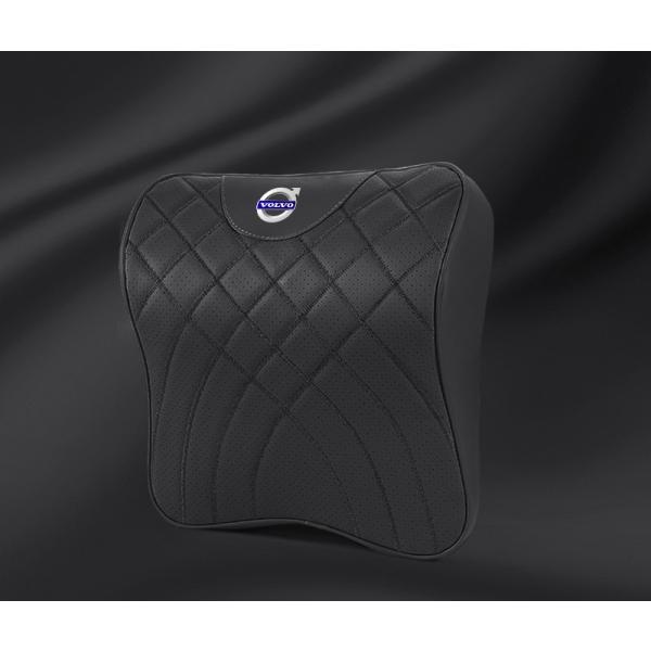 ボルボ（VOLVO） ☆ボルボ VOLVO☆ブラック☆車用ネックパッド 首