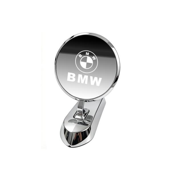 ★BMW★シルバー/シルバー鏡面★車ボンネットマーク ボンネット フロントエンブレム ウイングマーク 金属製オーナメント 鏡面 aaio qtm