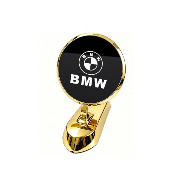 ★BMW★ゴールド/ブラック鏡面★車ボンネットマーク ボンネット フロントエンブレム ウイングマーク 金属製オーナメント 鏡面 aaio qtm