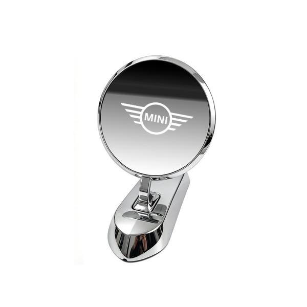 ★ミニ BMW MINI★シルバー/シルバー鏡面★車ボンネットマーク ボンネット フロントエンブレム ウイングマーク 金属製オーナメント 鏡面 aaio qtm