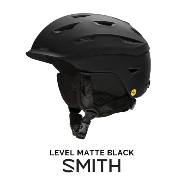 SMITH（スミス） SMITH SNOW HELMET LEVEL MATTE BLACK スノー