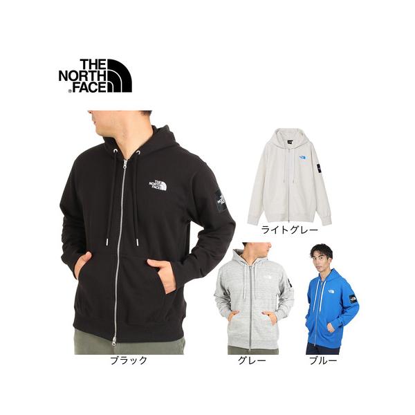 ノースフェイス（THE NORTH FACE）（メンズ）トレーナー スウェット スクエアロゴフルジップ NT12335