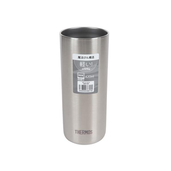 サーモス（THERMOS） タンブラー 保冷 保温 真空断熱タンブラー 420ml シルバー JDW-420 S