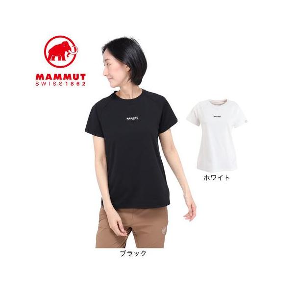 マムート（MAMMUT）（レディース）半袖Tシャツ クイックドライ ロゴ 