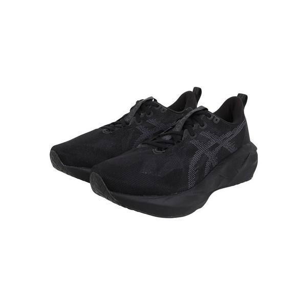 アシックス（ASICS）（メンズ）ランニングシューズ ノヴァブラスト 5 ワイド ブラック グレー 1011B975.002