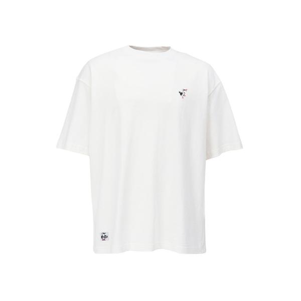 チャムス（CHUMS）（メンズ）チャムスエンブロイダリーTシャツ CH01-2523-W001