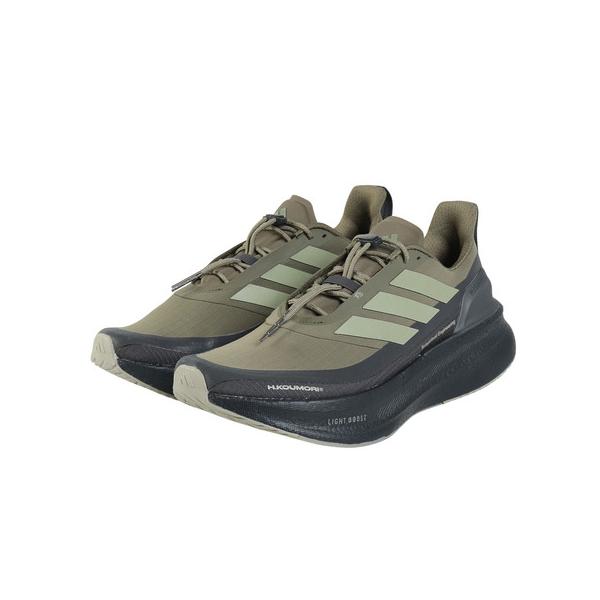 アディダス（adidas）（メンズ）ランニングシューズ ジョギングシューズ エルマノス コウモリ ウルトラブースト 5 カーキ HK JQ5388 スニーカー