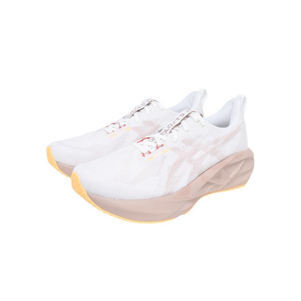 アシックス（ASICS）（レディース）ランニングシューズ ジョギングシューズ ノヴァブラスト 5 ワイド ホワイト 1012B766.102