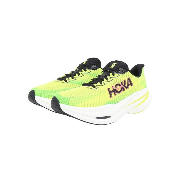 ホカ（HOKA）（メンズ）ランニングシューズ トレーニングシューズ 部活 マッハ X 3 ライム 1168720-NNHK スニーカー