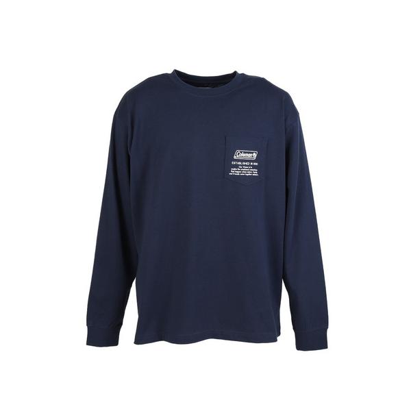 Coleman（コールマン） （メンズ）長袖 天竺バックプリントTシャツ