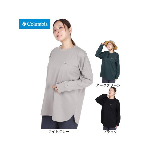 2025年秋冬モデル 2025fwmodel コロンビア Columbia エルブレス ヴィクトリア ビクトリア Victoria L-Breath トレッキングウェア トップス カットソー ロンT カジュアル UVカット 紫外線カット 日...