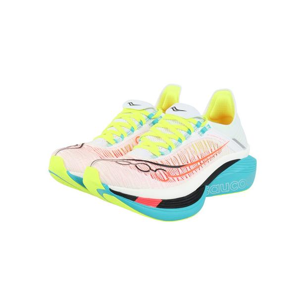 サッカニー（SAUCONY）（メンズ、レディース）エンドルフィン エリート 2 ホワイト S30994-97 WHT/MUTANT スニーカー 部活