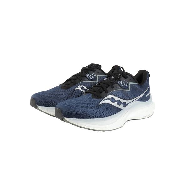 サッカニー（SAUCONY）（メンズ）ランニングシューズ ジョギングシューズ テンパス 2 ネイビー S20973-240 NAVY/BK スニーカー