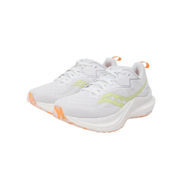サッカニー（SAUCONY）（レディース）ランニングシューズ ジョギングシューズ テンパス 2 ホワイト S10973-130 WHT/SUNNY スニーカー