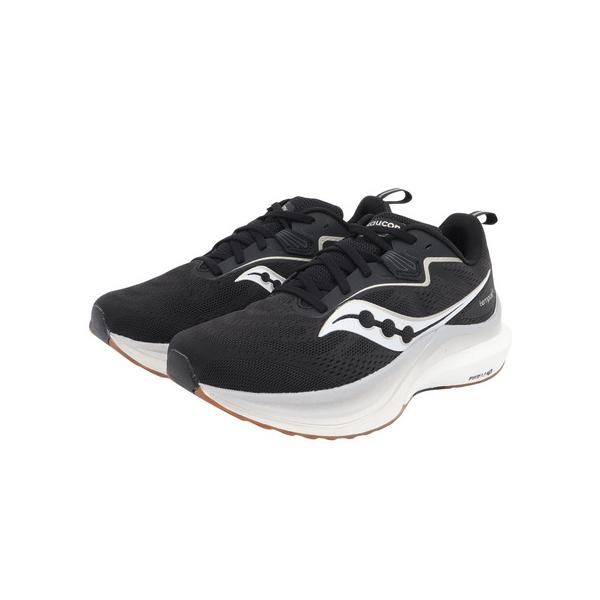 サッカニー（SAUCONY）（レディース）ランニングシューズ ジョギングシューズ テンパス 2 ブラック ホワイト S10973-200 BK/WHT スニーカー