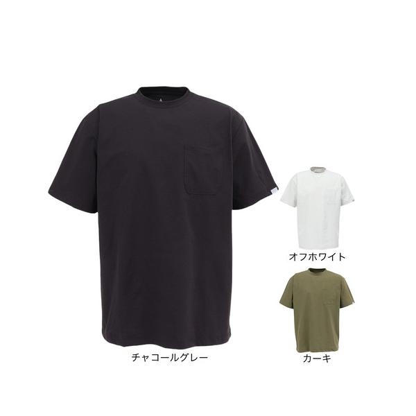 ロジャーエーガー（ROGEREGGER）（メンズ）半袖Tシャツ ドライストレッチポケット RE26SCD5610021