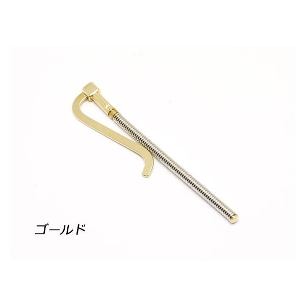 札バサミ ゴールド 全長89mm 1ヶ【メール便対応】 [クラフト社]  レザークラフト金具