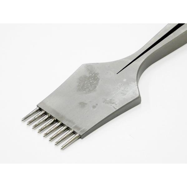 IZZZI】丸目打 8本歯（Round Pricking Irons） 3.38mmピッチ