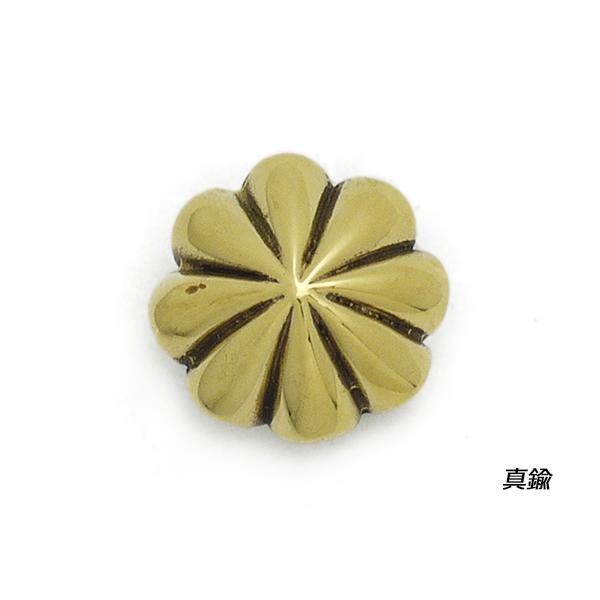 プレーンコンチョ アポロ 真鍮 19mm 1ヶ ネジ式（タイプF）【メール便
