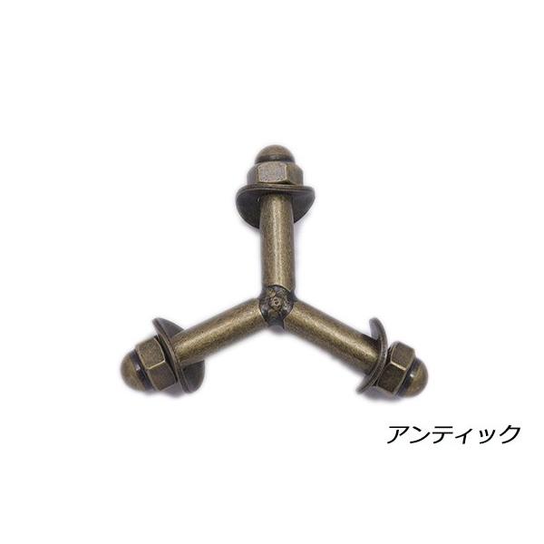 ハンティングチェア用三又ボルト アンティック 軸長（ネジ部含ま