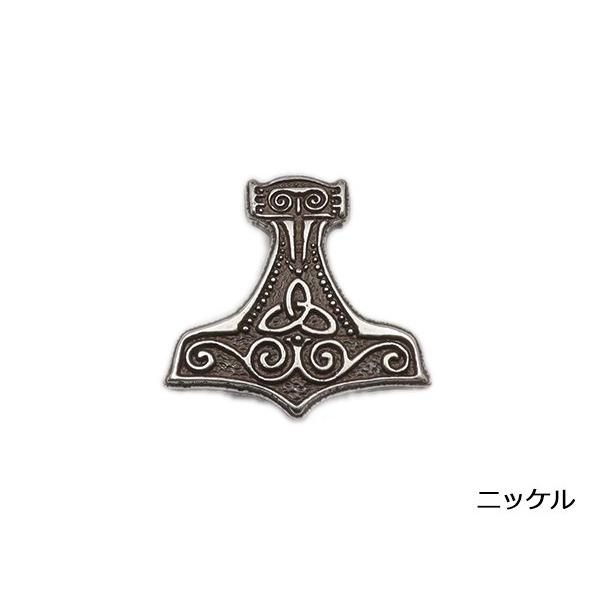 メタルコンチョ ミョルニル ニッケル 28mm×27mm 1ヶ ネジ式（タイプE