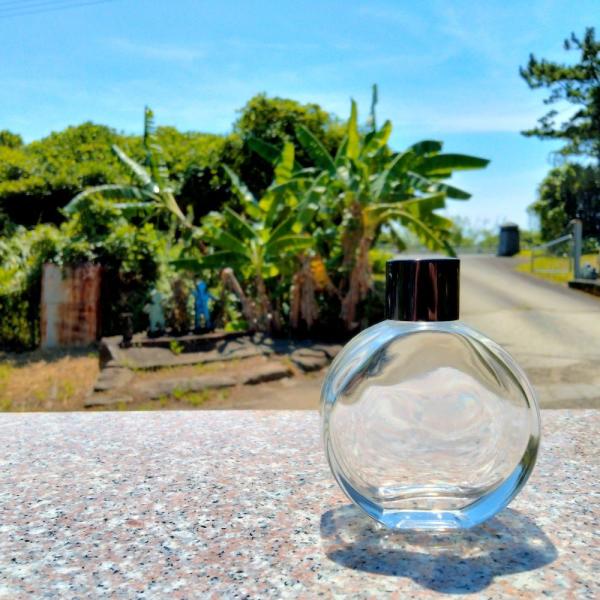 リードディフューザー容器のみ。黒キャップ（高さ86mm、幅72mm、奥行き27mm）50mlサイズのため、無水エタノールを使った場合は2−3週間でなくなります。中栓が付属しています。