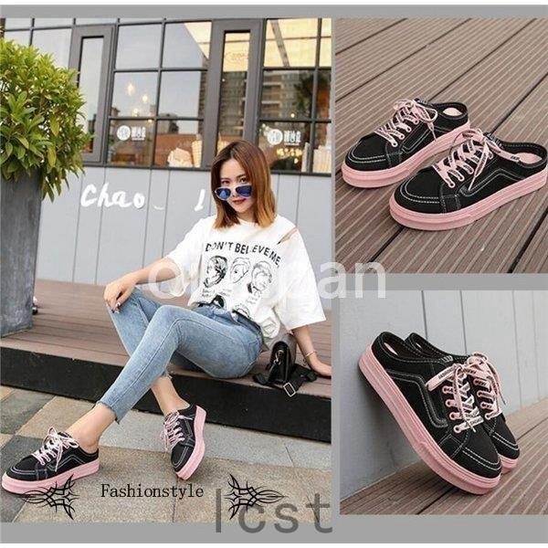 スニーカー レディース 滑り止め キャンバス 春夏 かかとなし アウトソール 女性用 ラバー 人気スニーカー レディース 靴 ハイカット シューズ インソール 厚底 Lcs525 Laica 通販 Yahoo ショッピング