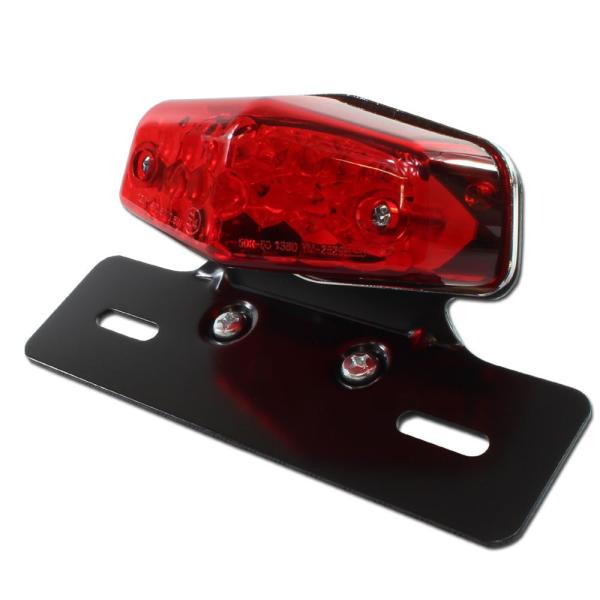 その他 LE-CIEL 汎用 ルーカス LEDテールランプ レッドレンズ ブラック