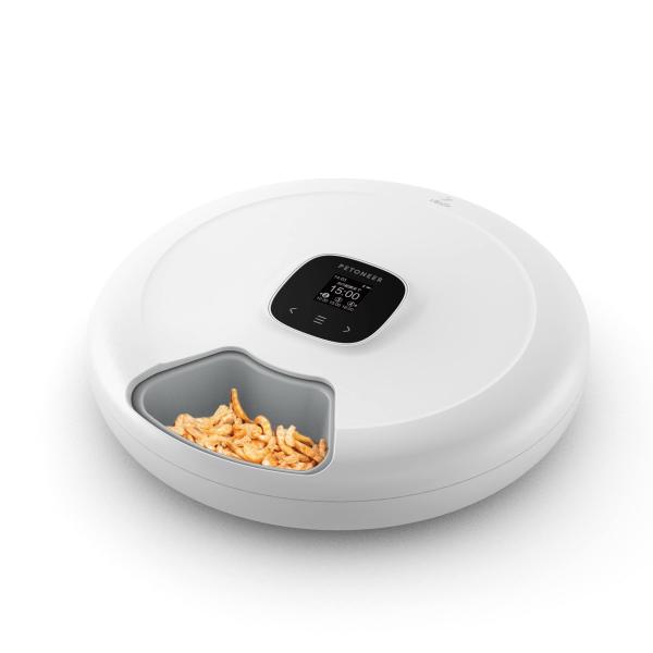 他サイト： Petoneer NutriSpin 6 Meal Pet Feeder【ニュートリスピン】 安心の国内サポート 付き PF001 ペット用 自動給餌器 ウェットフード対応 2WAY給電 犬猫お留守番対の商品画像