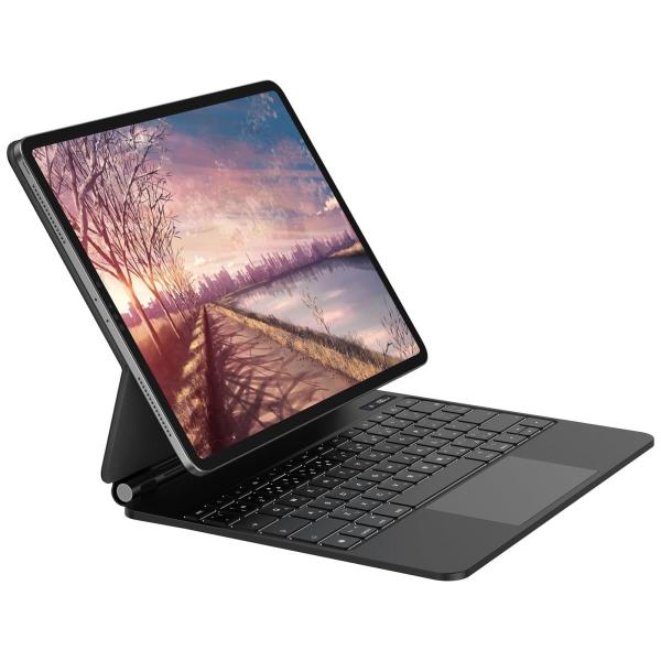 Goojodoq 第３世代　キーボード　12.7インチ Size:iPad Pro 12.9 inch_Color:ブラック マジックキーボード