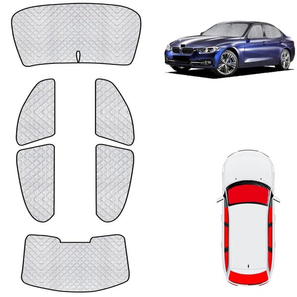 BMW 3シリーズ F30 BMWに適用 3シリーズ F30 車中泊 サンシェード BMW 3シリーズ F30 F31 F34 専用 2012〜2019年 サン