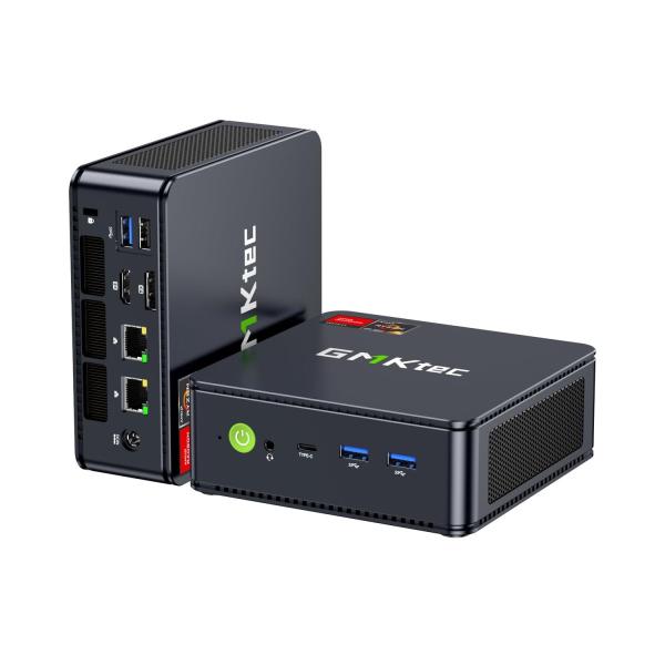ミニPC Ryzen5 6600H 32GB GMKtec　3画面　ゲーミング GMKtec ミニpc Ryzen 5 6600H (6C/12T 4.5Ghz) 32GB DDR5 1TB