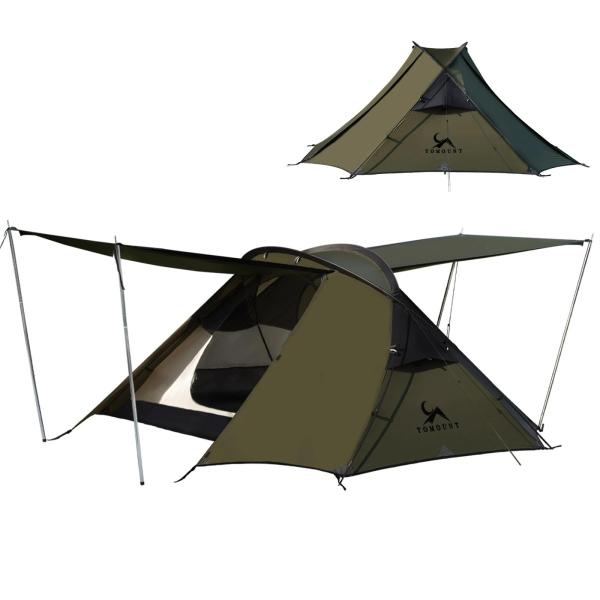 TOMOUNT テント 登山用 超軽量 ソロテント ２人用テント 20Dナイロン Amazon.co.jp: TOMOUNT テント 2人用 軽量テント 20Dナイロン