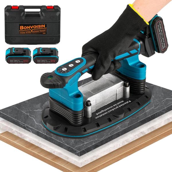 Bonvoisin タイル張り機 電動式 6段振動調整で快適施工