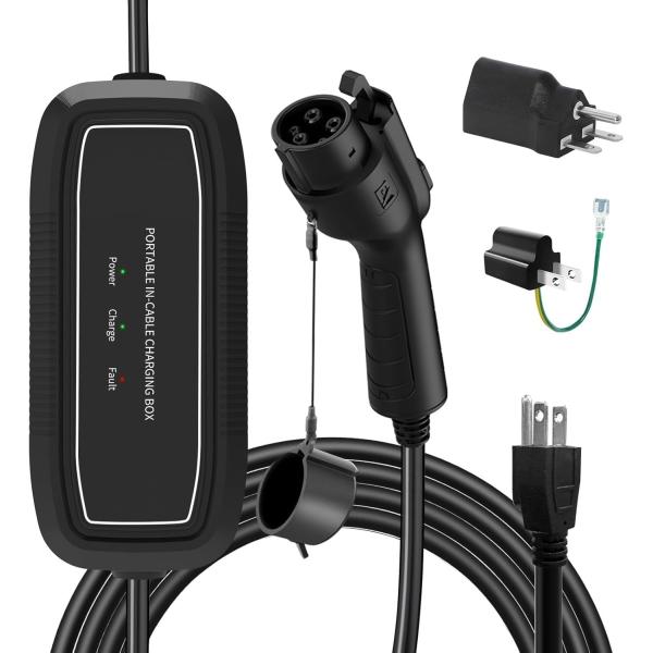 SubSun 電気自動車 電気自動車用ポータブル EV充電用ケーブル