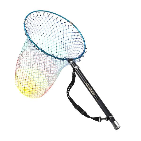 他サイト： Style:5.45m(柄500cm＋枠45cm) SANLIKE 磯玉セット 玉網 伸縮 小継玉の柄 カーボン 超軽量 釣りタモ 玉ノ柄 ランディングポール 淡水海水両用5mの商品画像