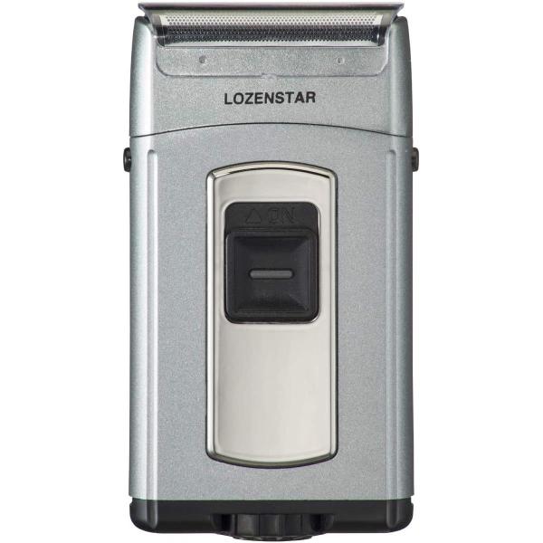 他サイト： 2)3枚刃 ロゼンスター(LOZENSTAR) 電気カミソリ 水洗いポケそり 3枚刃 ダブルエッジトリマー搭載 メンズシェーバー 乾電池式 WET剃り可能 ロック機能搭載 ポケッの商品画像