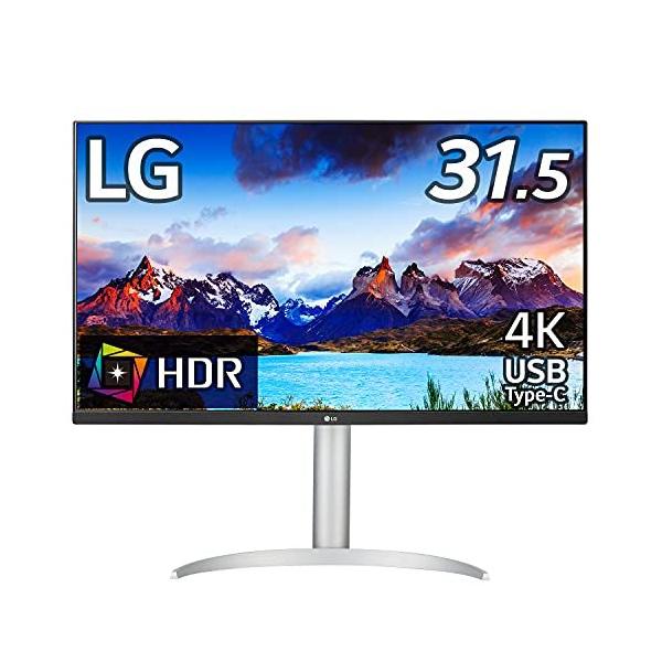 LG モニター ディスプレイ 32UP550-W 31.5インチ 4K VA非光沢 HDR USB