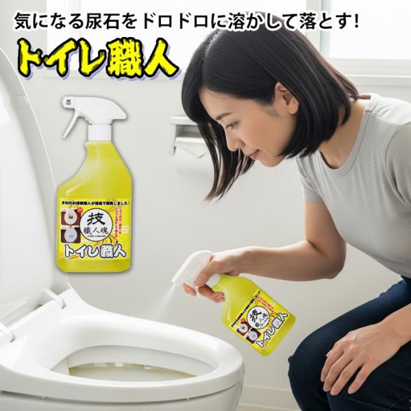 尿石除去剤技職人魂 トイレ職人 スプレーボトル 500ml トイレの尿石落とし トイレの黄ばみ取り プロのトイレ用洗剤 便器 黒ずみ 汚れ 尿石とり f 037 ララフェスタ 通販 Yahoo ショッピング