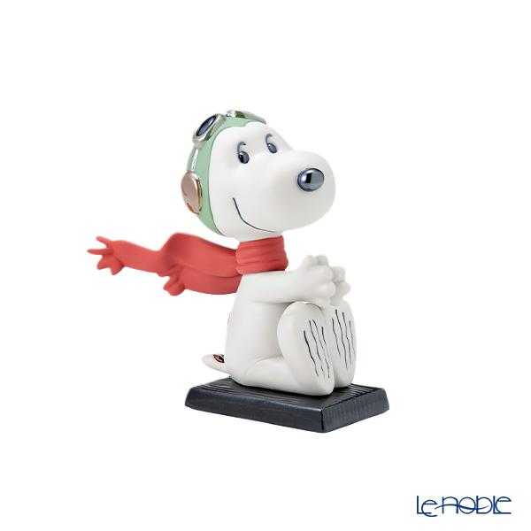 PEANUTS スヌーピー 陶器製 オルゴール フライングエース 虹の彼方に