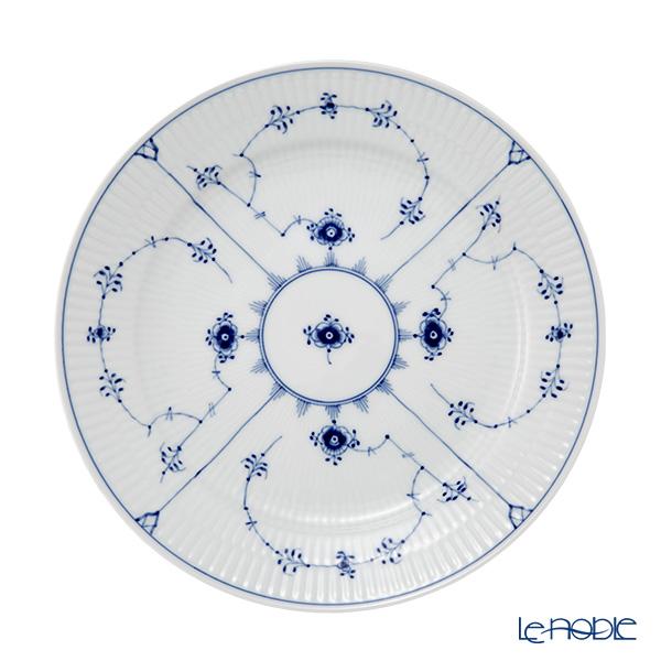 並行輸入品 ロイヤルコペンハーゲン ブルーフルーテッド プレイン プレート(フラット) 25cm 1101625／1017201 皿