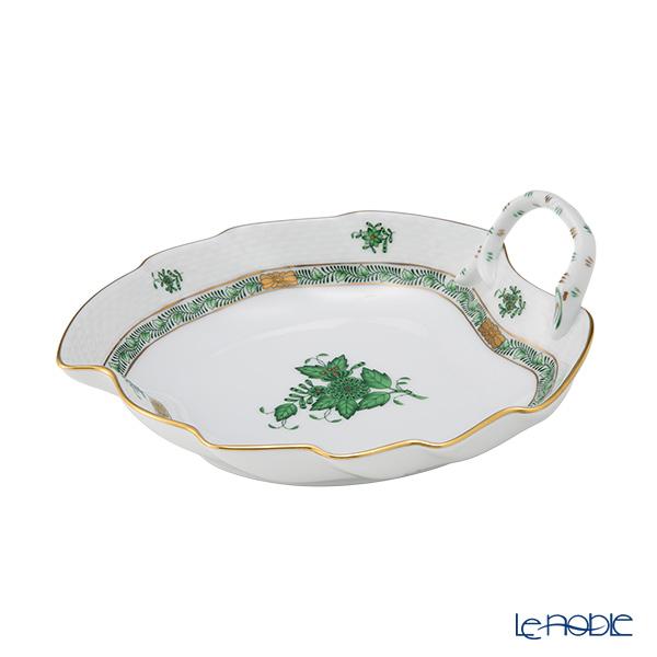 ヘレンド（HEREND） 並行輸入品 アポニーグリーン AV リーフディッシュ