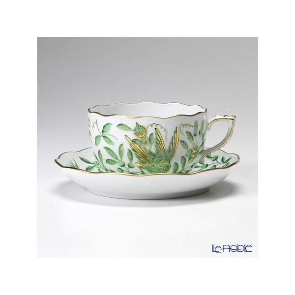 残りわずか ヘレンド Herend シノワズリ 中国趣味 東方の楽園 グリーン Zova 0 21 マンダリン スモールカップ ソーサー コーヒ カップ おしゃれ かわいい 食器 ブランド 結婚祝い 内祝い マグカップ ティーカップ