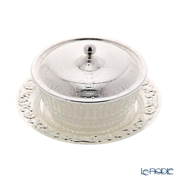 英国アンティーク Yeoman Plate 銀メッキ ナプキンホルダー／トレイ