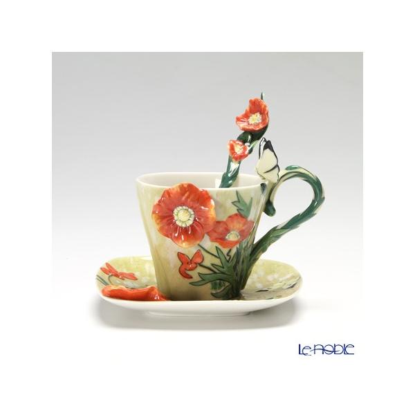 本物◇ JT02211美品 franz フランツコレクション 花蝶 カップ ソーサ